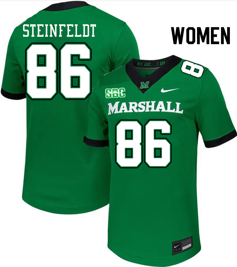 Women #86 Aidan Steinfeldt Marshall Thundering Herd SBC Conference College Football Jerseys Stitched